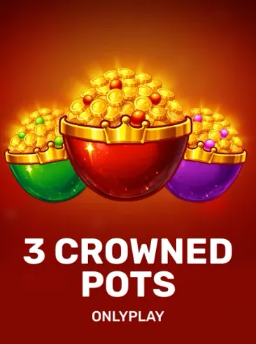 3 Crowned Pots pokie tile in the Ruby Reels lobby
