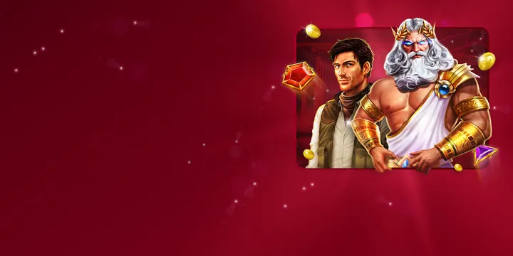 Ruby Reels bonus art for the first three deposits